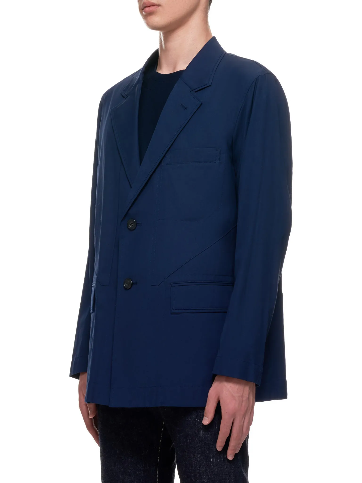 Soft Garbadine Jacket (ME08FD044-NAVY)