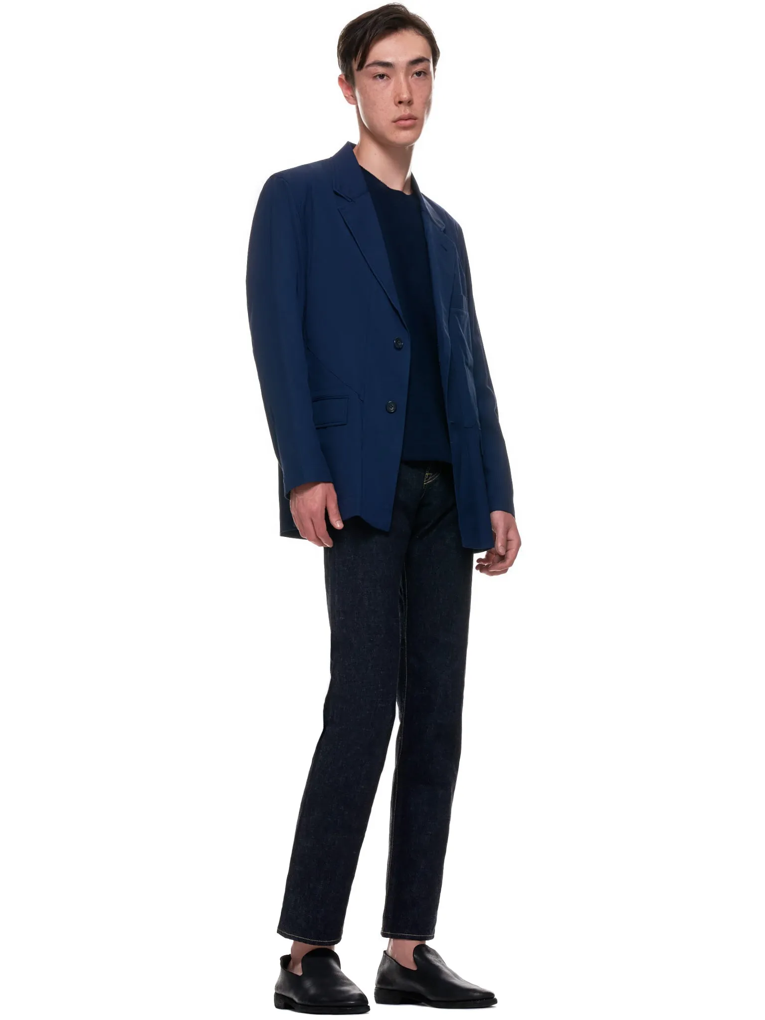 Soft Garbadine Jacket (ME08FD044-NAVY)