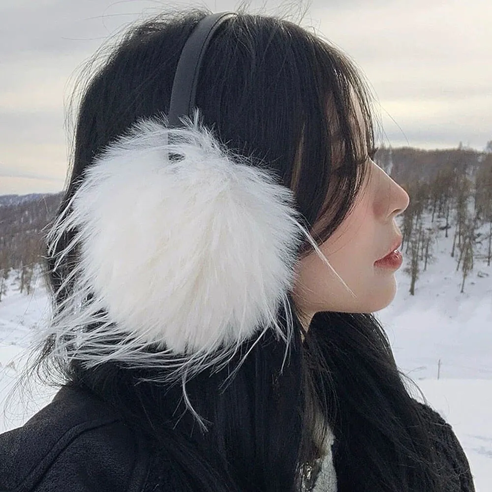 Soft Girl Aesthetic Faux Fur Earmuffs