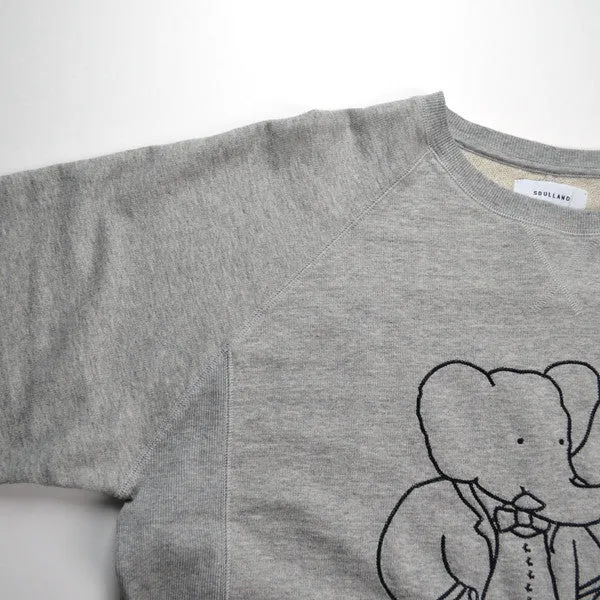 Soulland – Babar Sweat Special – Grey Melange / Black