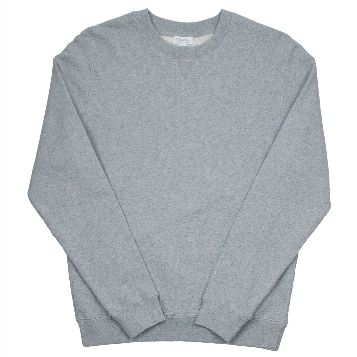 Sunspel - Loopback Sweatshirt - Grey Melange