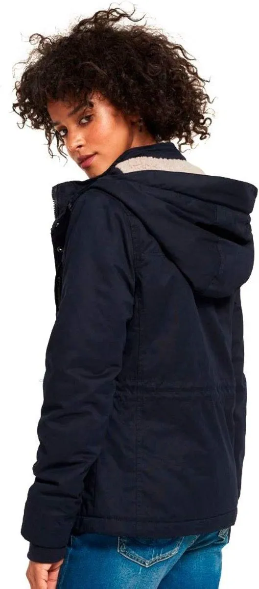 Superdry Womens Boxy Snorkle Parka Jackets Super Navy