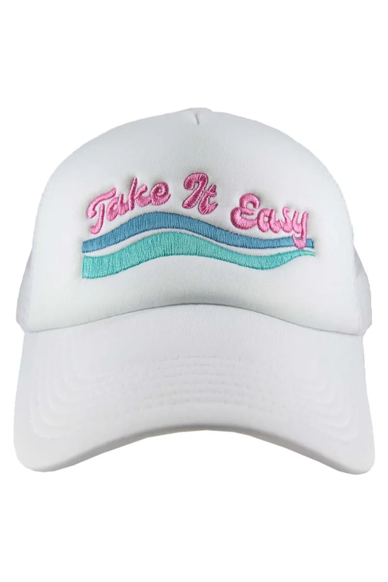 Take It Easy Foam Trucker Hat