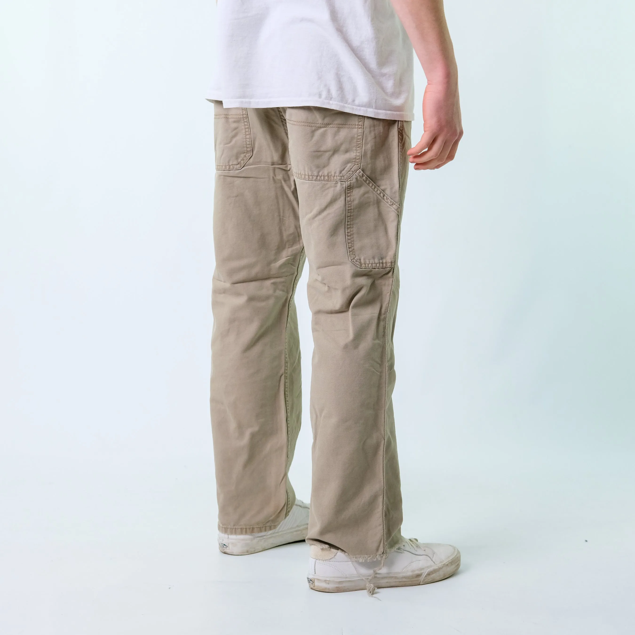 Tan y2ks Blue Mountain Denim Carpenter Baggy Jeans Pants (36x32)