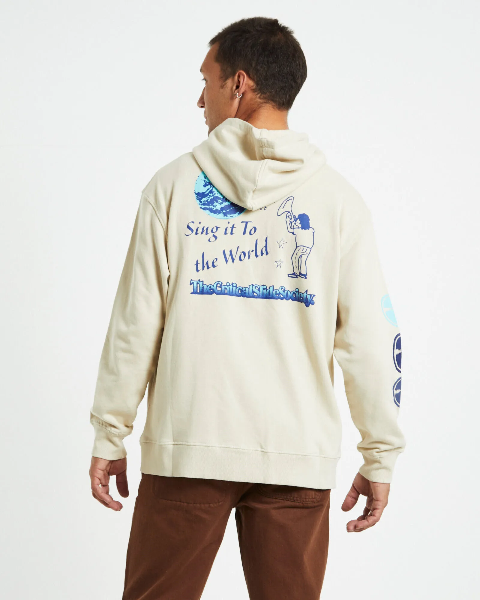 The Critical Slide Society Sing Song Hoody Cement