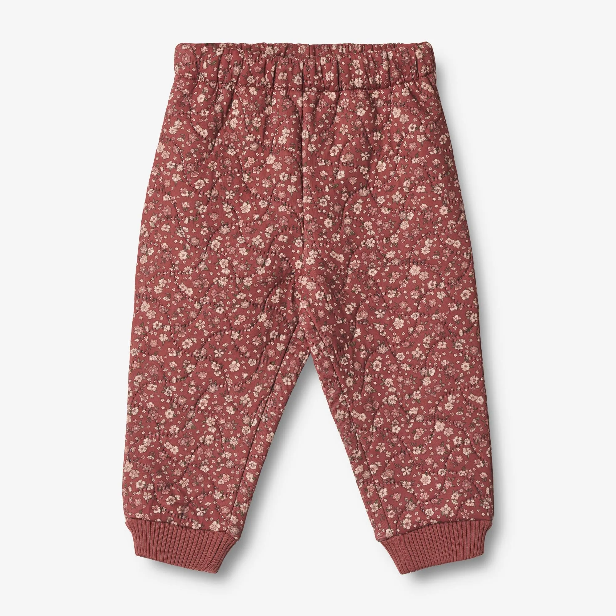 Thermo Pants Alex | Baby - red flowers