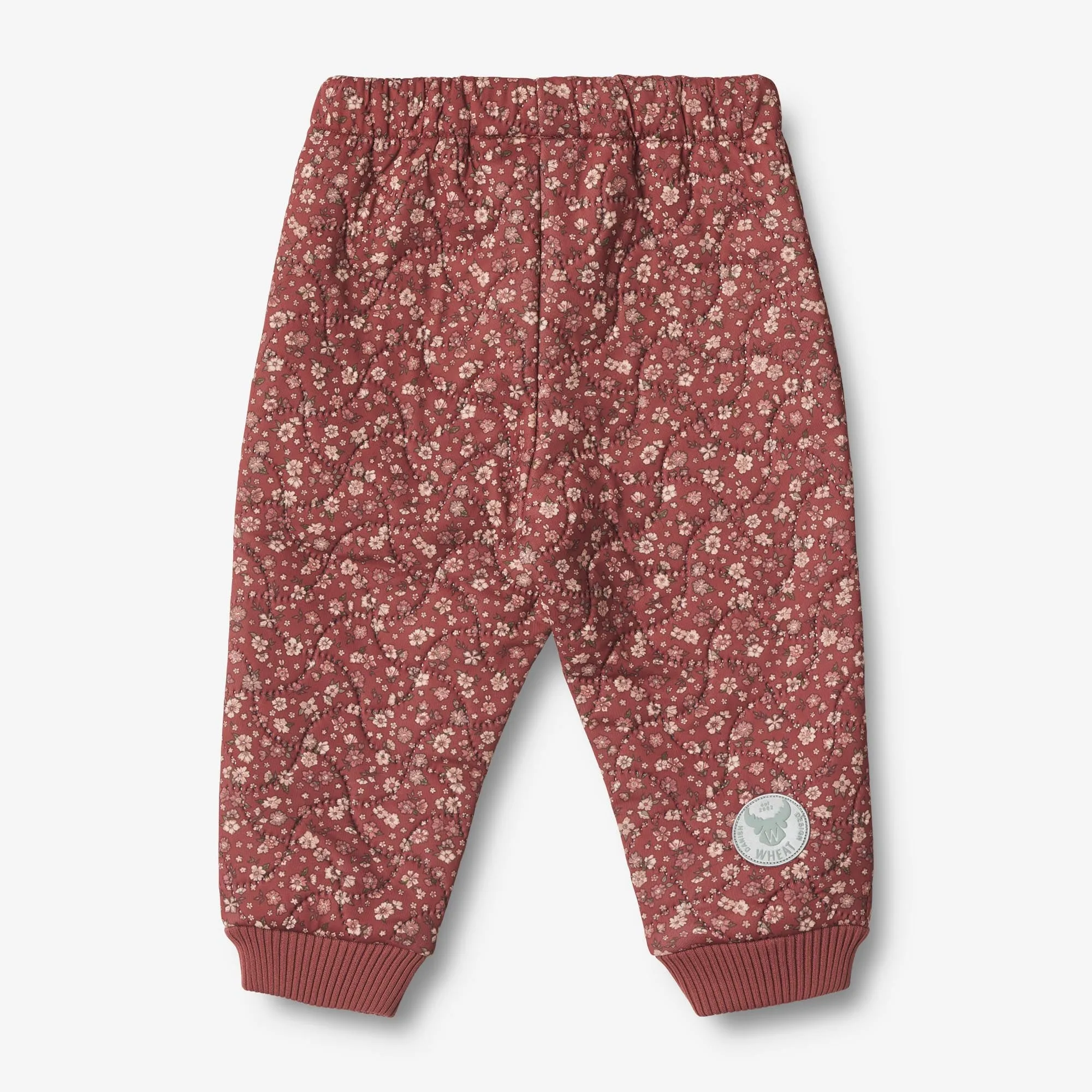 Thermo Pants Alex | Baby - red flowers