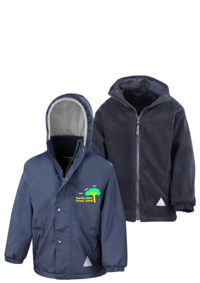 Thorney Close Primary School Navy Waterproof Coat