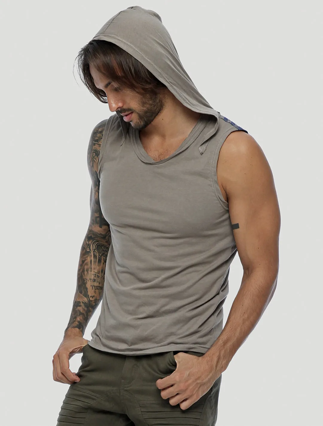 Tiger Sleeveless Hoodie