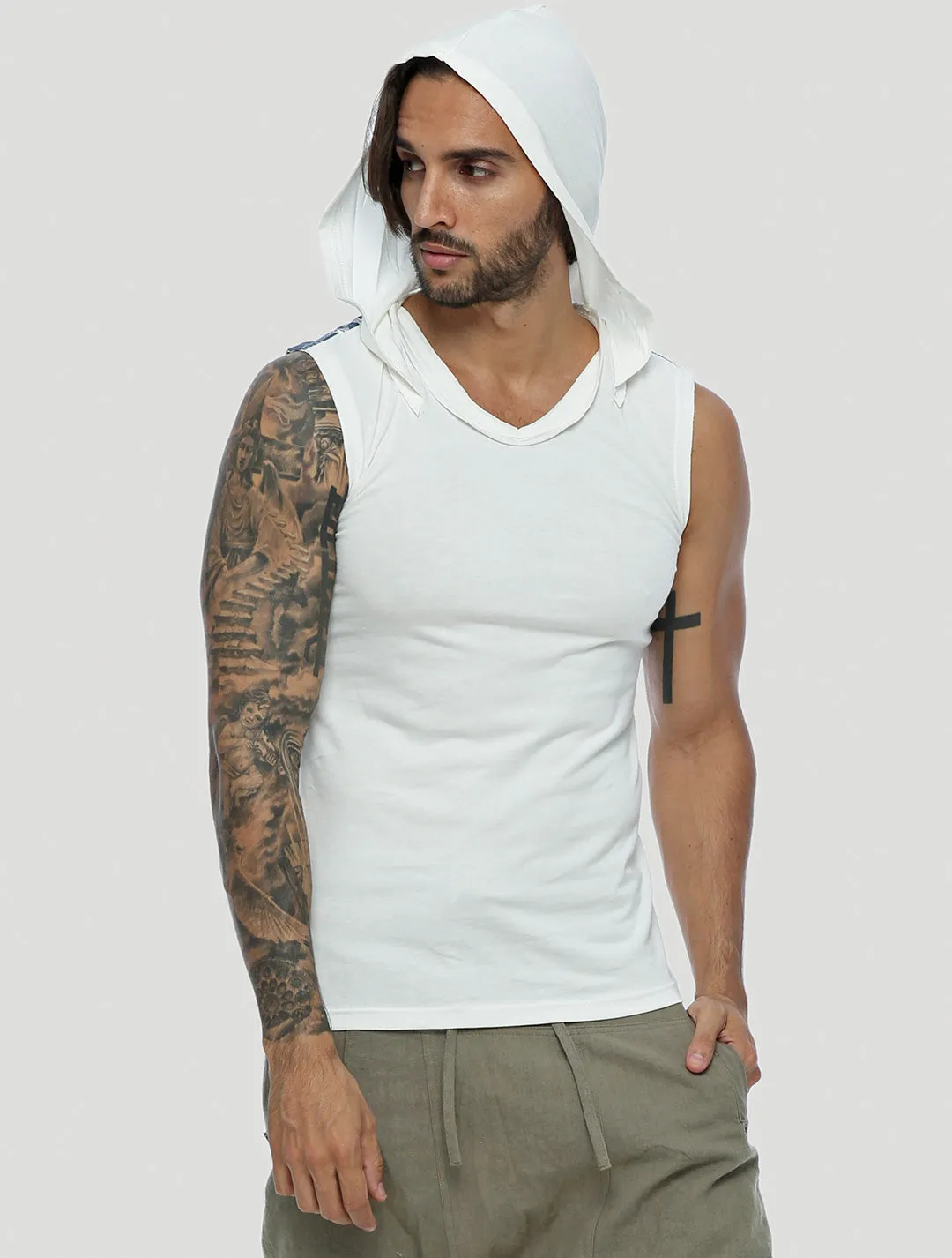 Tiger Sleeveless Hoodie