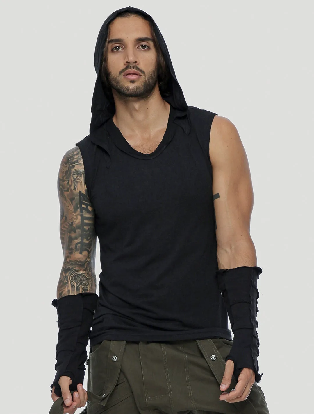 Tiger Sleeveless Hoodie