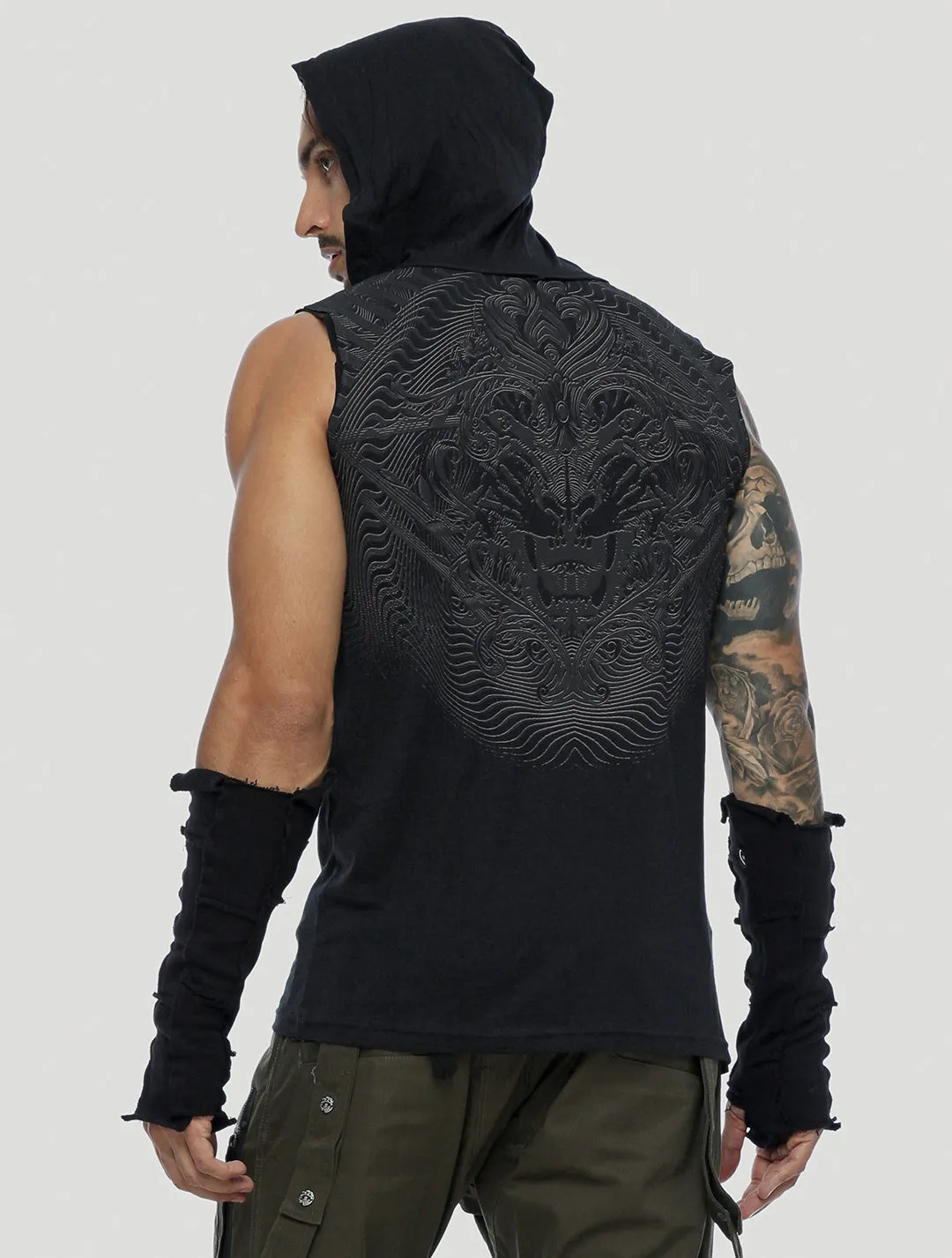 Tiger Sleeveless Hoodie