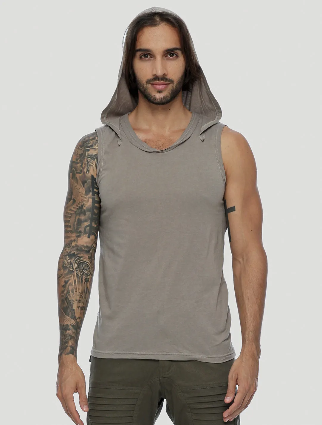 Tiger Sleeveless Hoodie