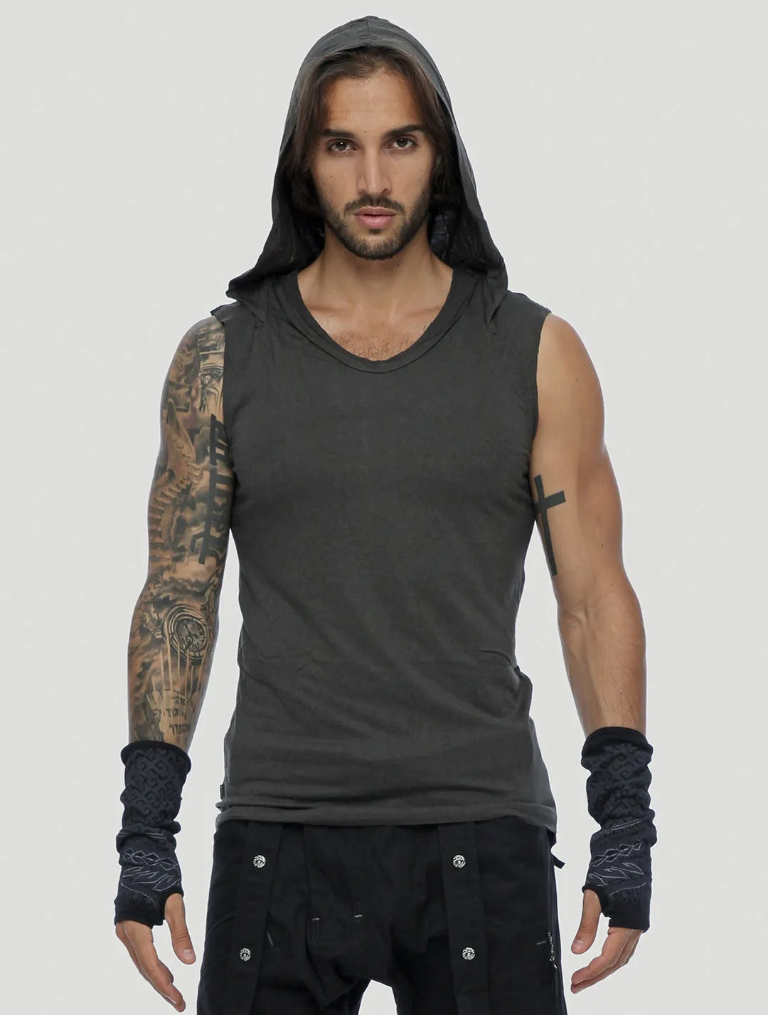 Tiger Sleeveless Hoodie