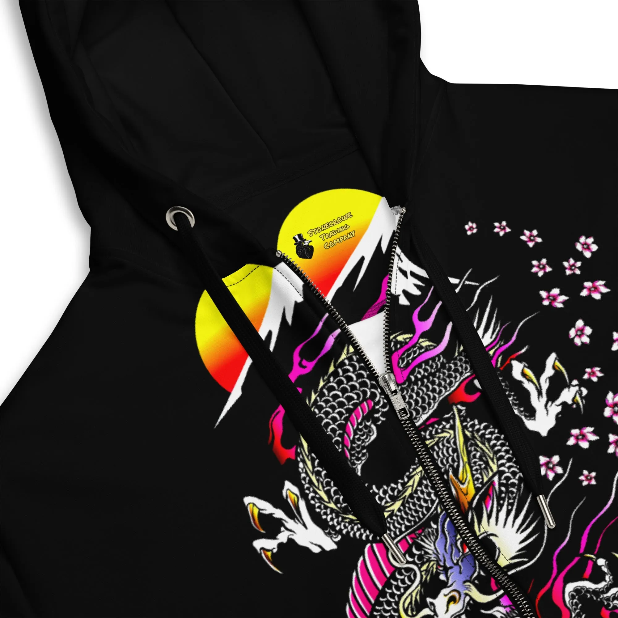 Tokyo Dragon Unisex Zip Hoodie