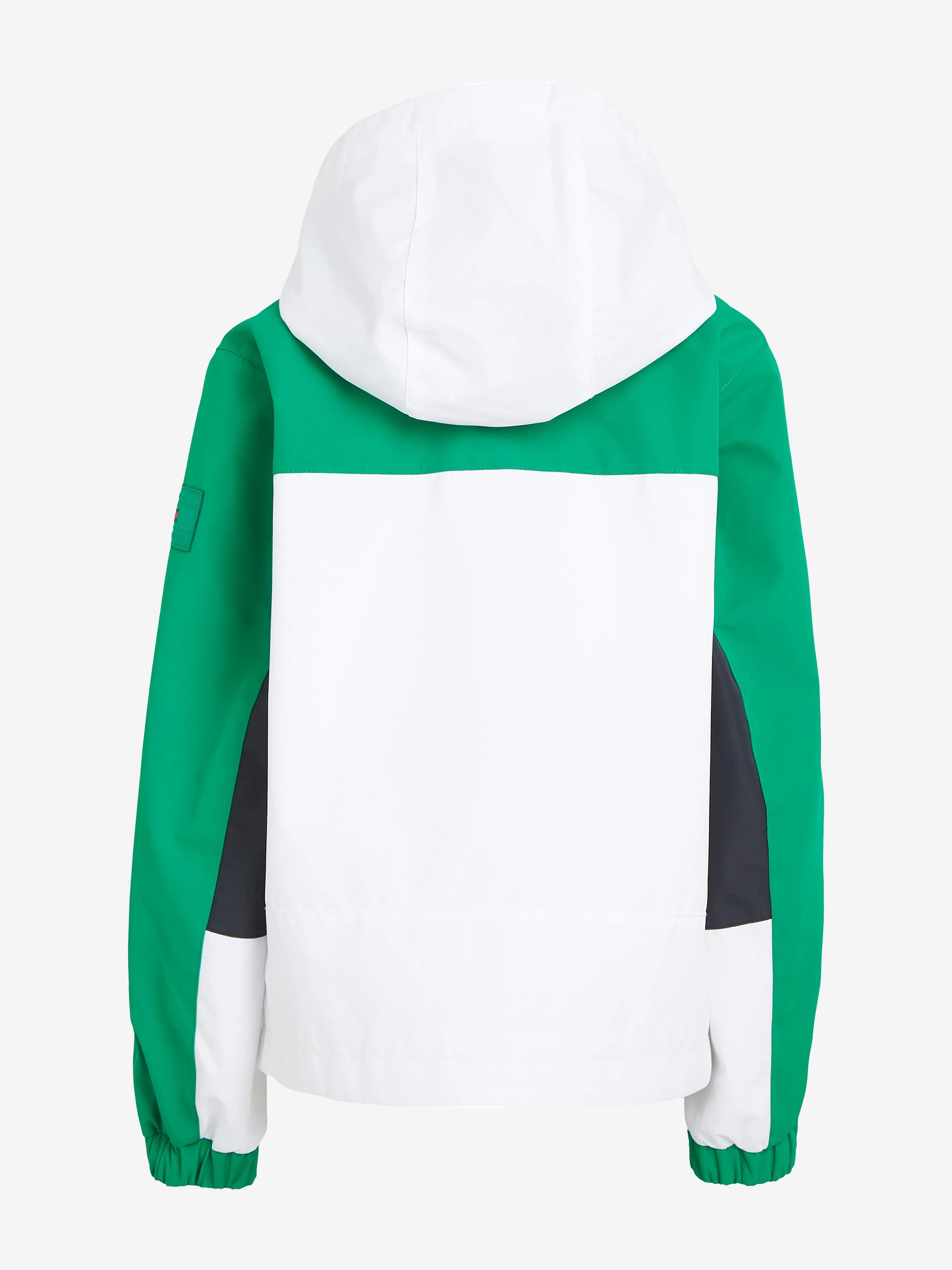 Tommy Hilfiger Boys Colourblock Hooded Jacket in Green