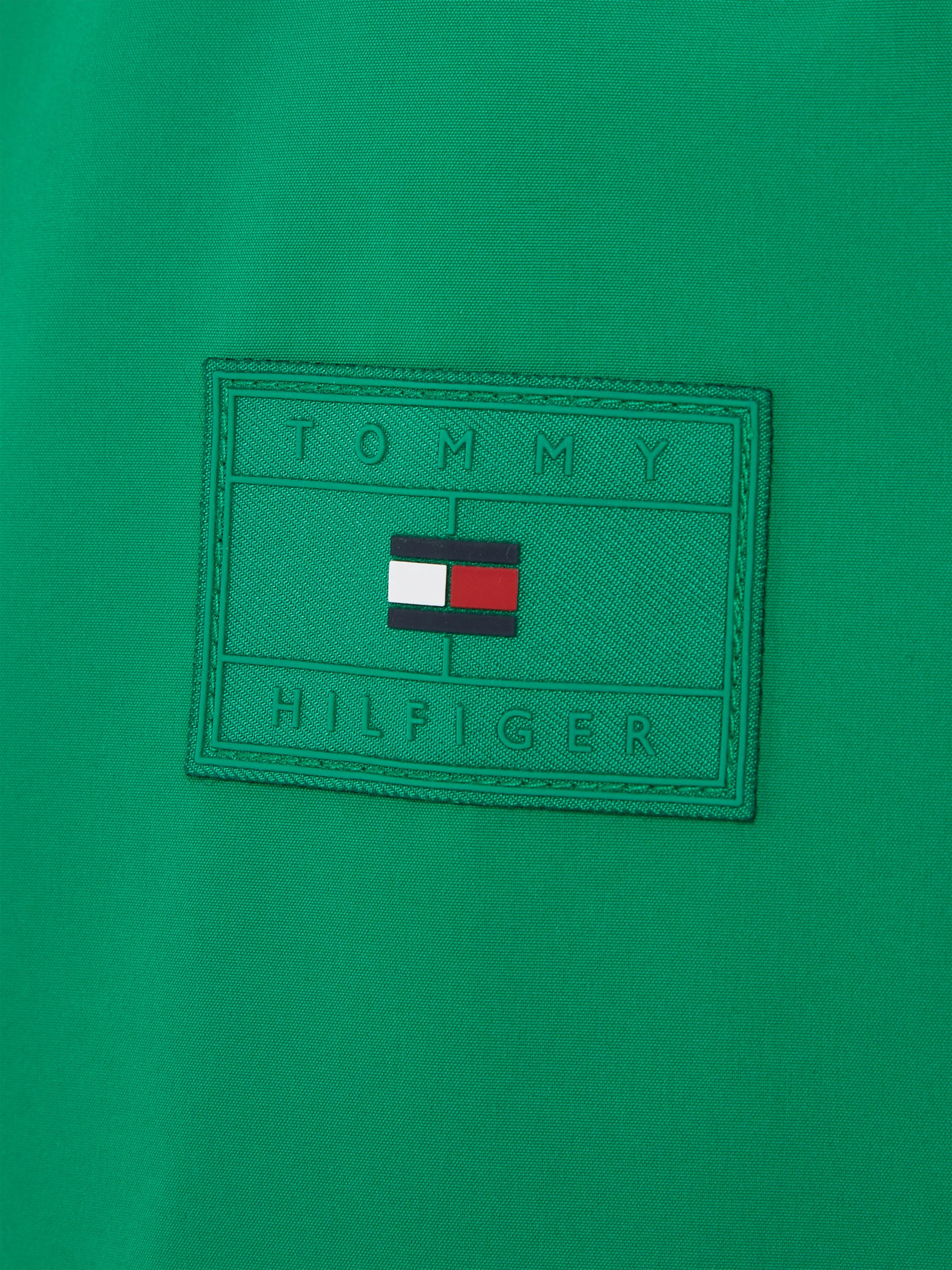 Tommy Hilfiger Boys Colourblock Hooded Jacket in Green