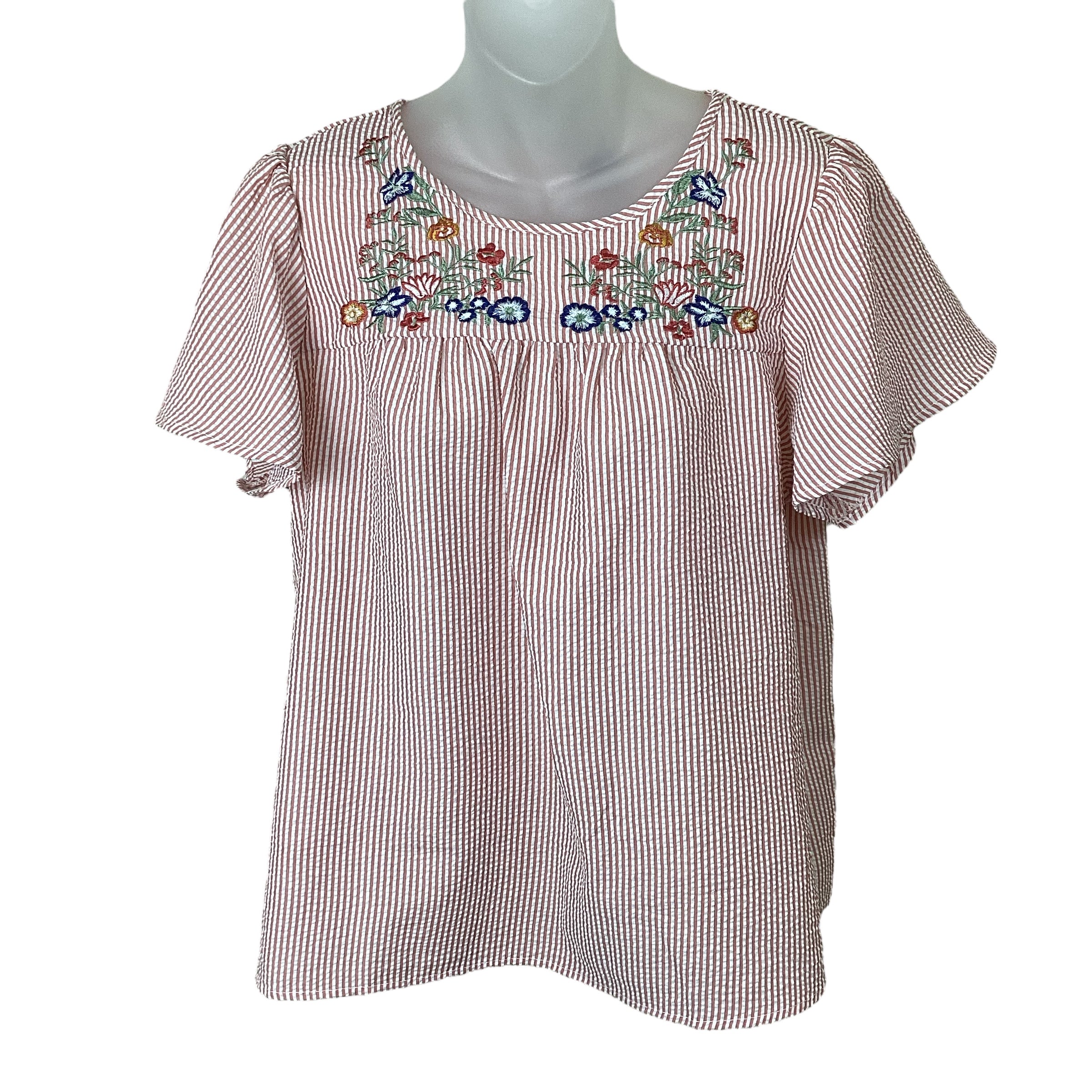 Top Short Sleeve By Shein  Size: Xl