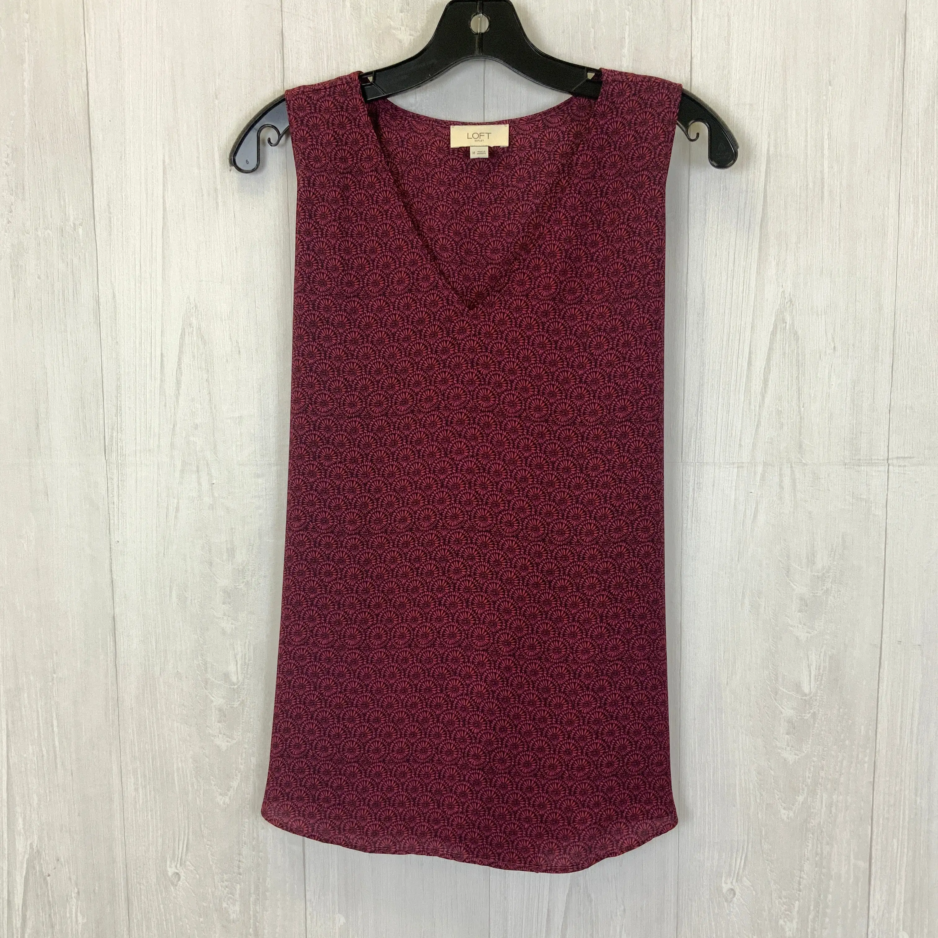 Top Sleeveless By Loft  Size: M