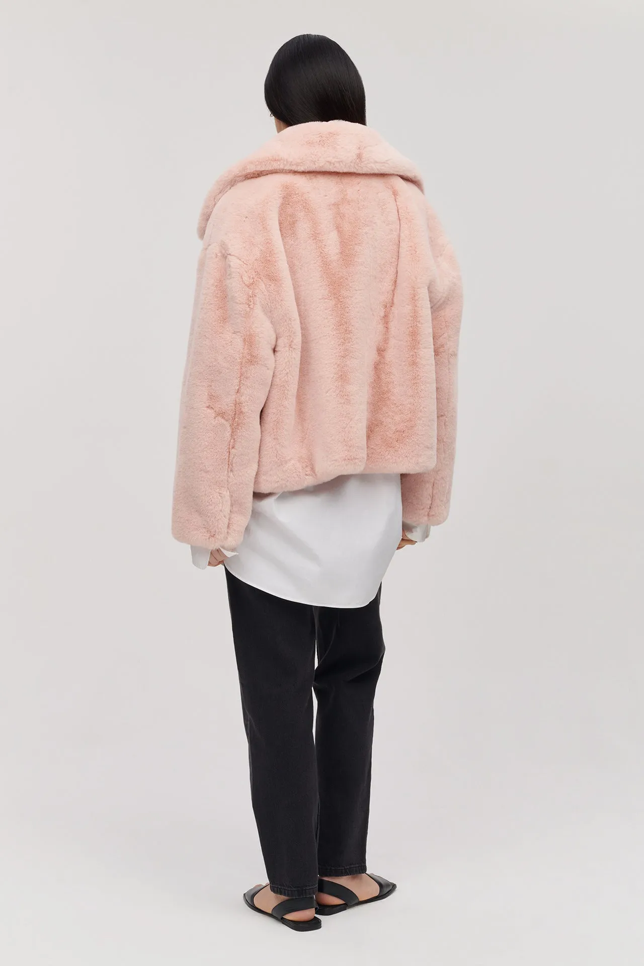 TRACI COAT SOFT PINK