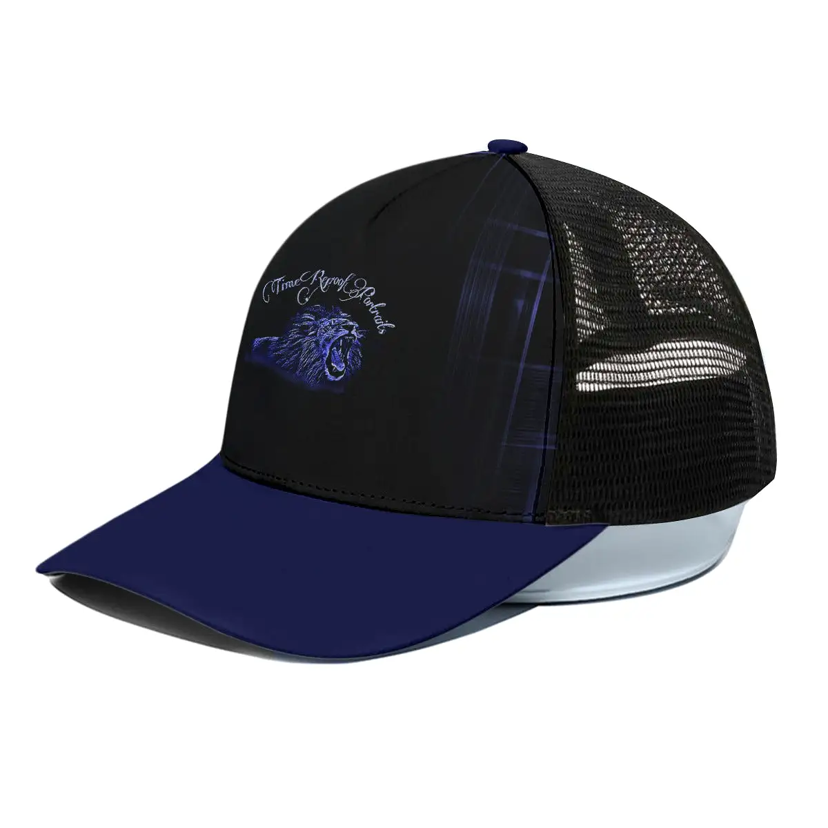 TRP Matrix 02 Designer Trucker Cap with Black Half Mesh