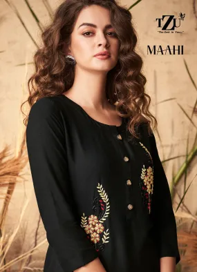 TZU LIFESTYLE MAAHI HAND WORK KURTI WITH PLAZO COLLECTION