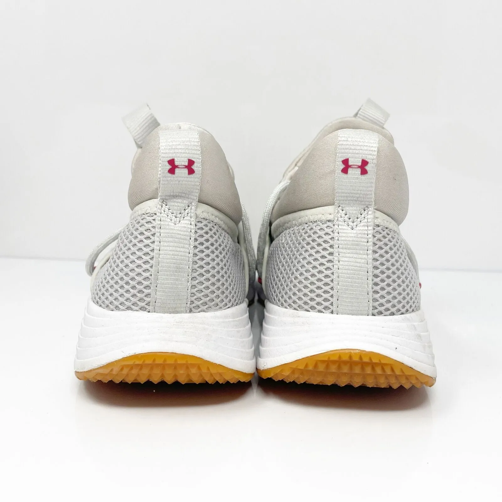 Under Armour Womens Breathe Sola Plus 3021822 Gray Running Shoes Sneakers Sz 8.5