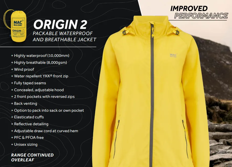 Unisex Origin 2 Waterproof Jacket