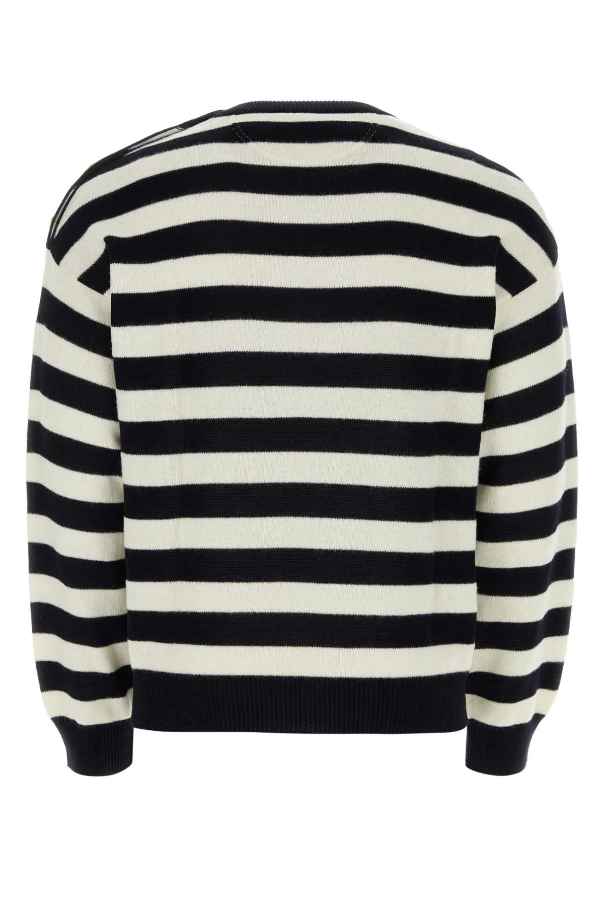 Valentino Garavani Embroidered Cotton Blend Sweater