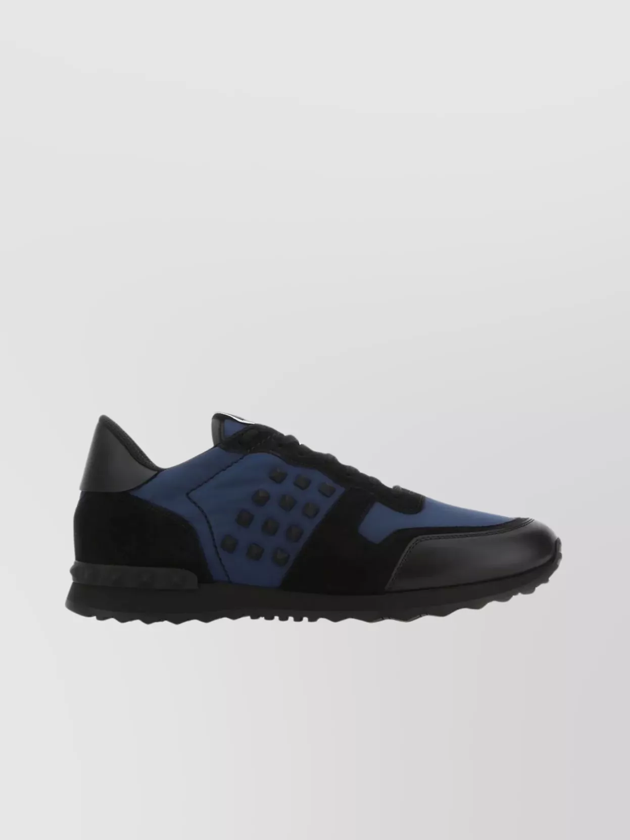 Valentino Garavani   Nylon and suede rockrunner sneakers