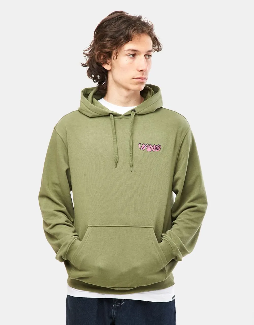 Vans Fiery Friend Pullover Hoodie - Olivine