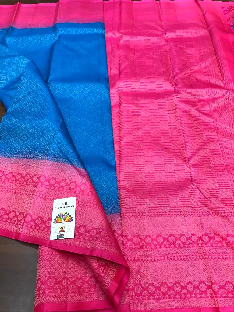 Vyjayantimala  , Pure Kanjivaram Handloom Pattu Silk Saree for Women-PDS001KSB