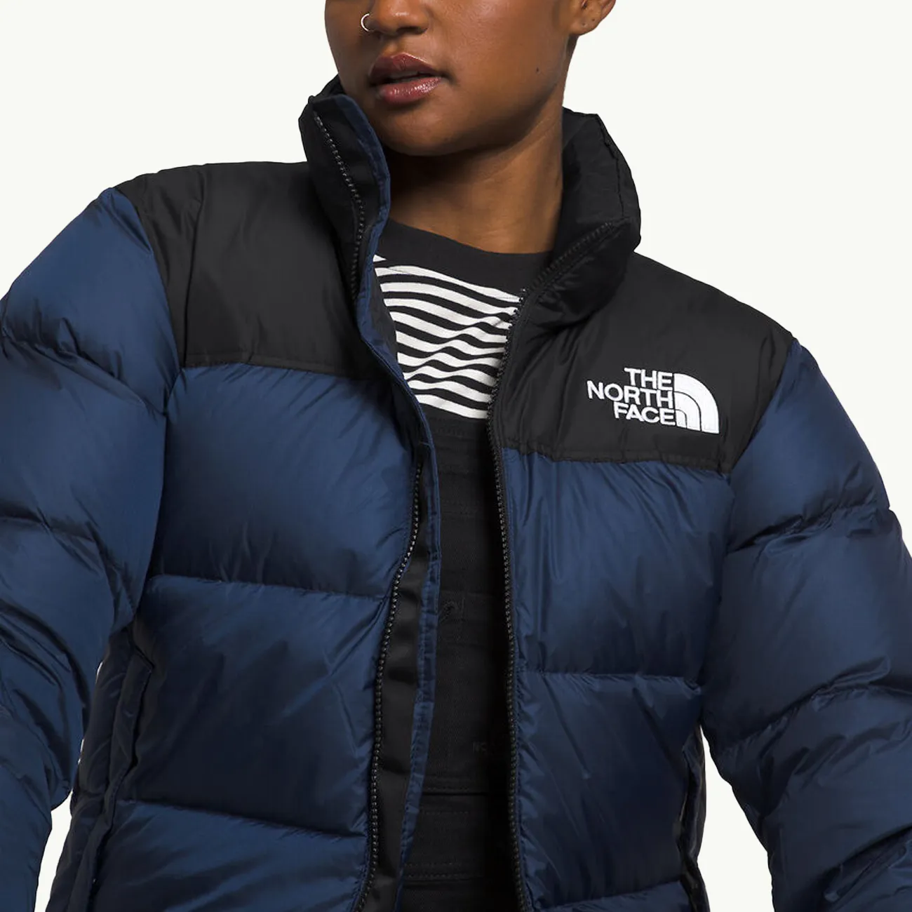 Women's 96 Retro Nuptse Jacket - Summit Navy/TNF Black