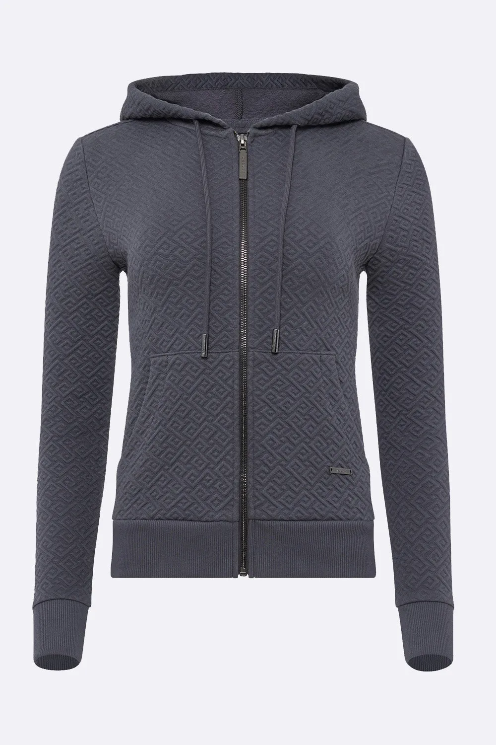 Women's Alsina Gaucho Pattern Zip Hoodie in Slate