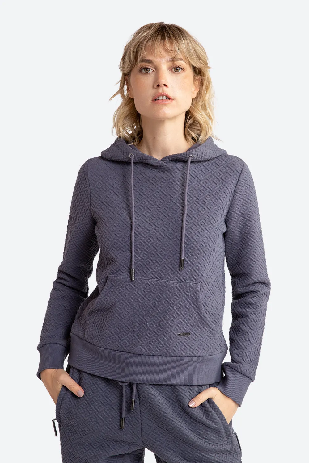 Women's Gorriti Gaucho Pattern Hoodie in Slate