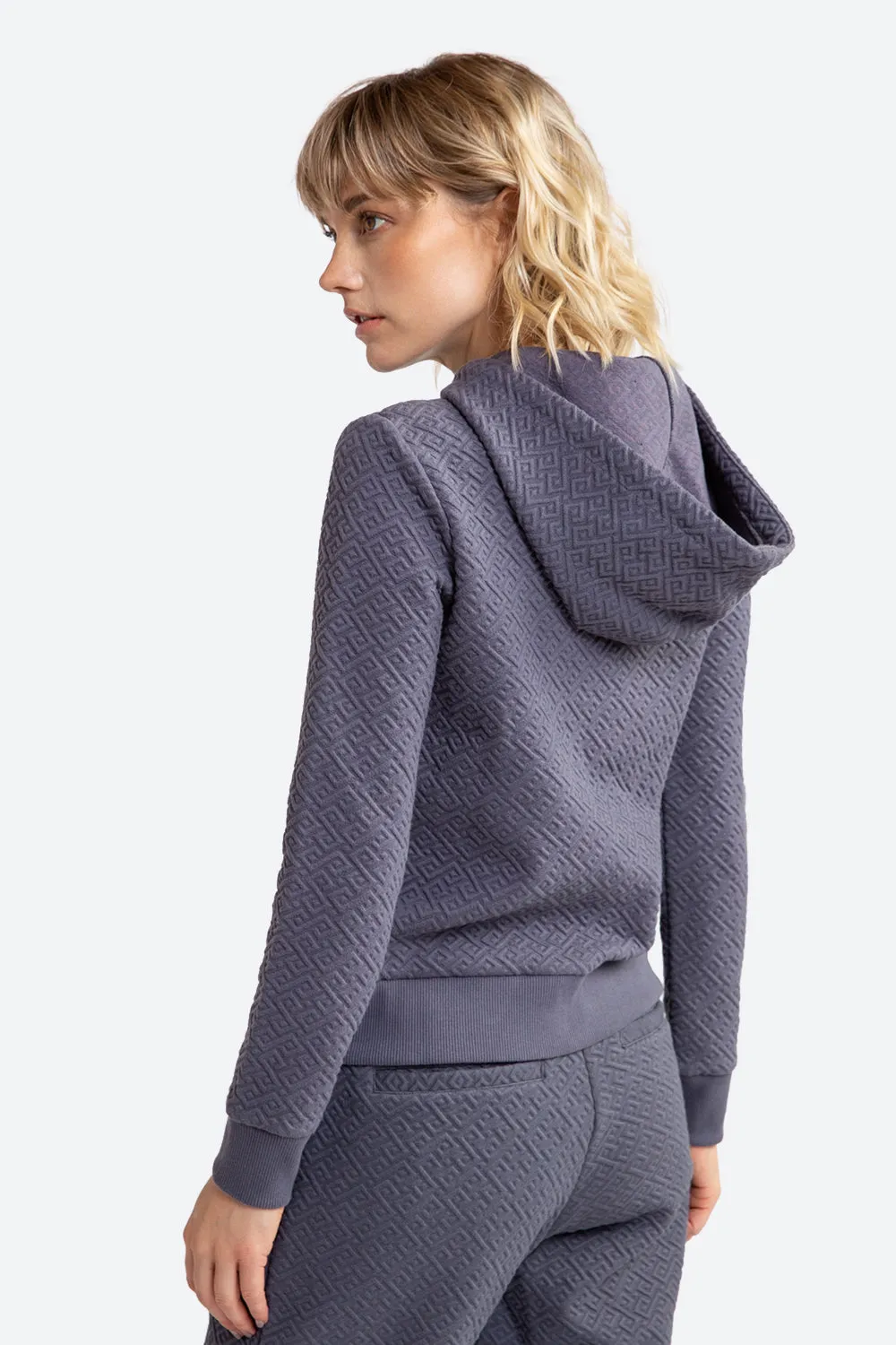 Women's Gorriti Gaucho Pattern Hoodie in Slate