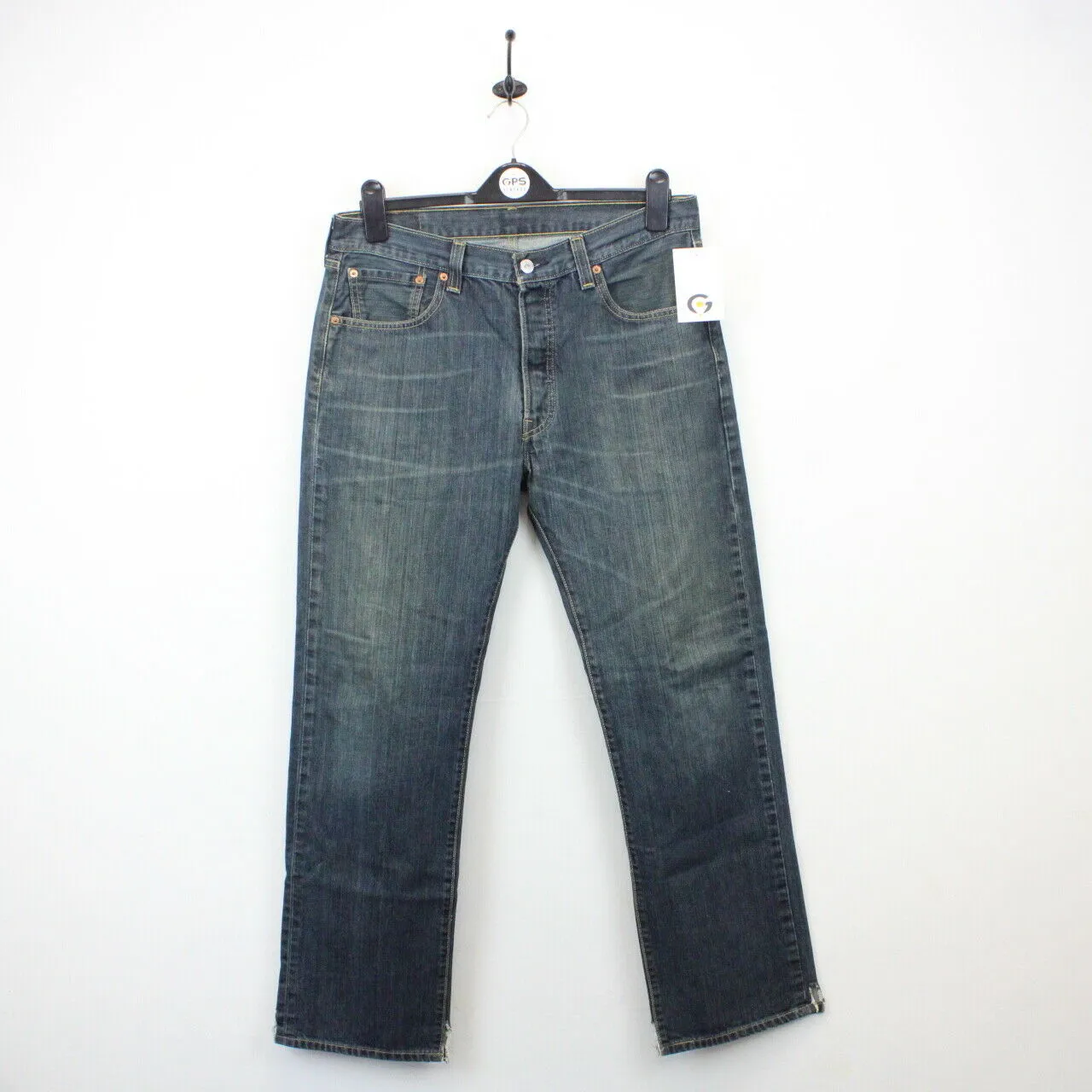 Womens LEVIS 501 Jeans Dark Blue | W34 L32