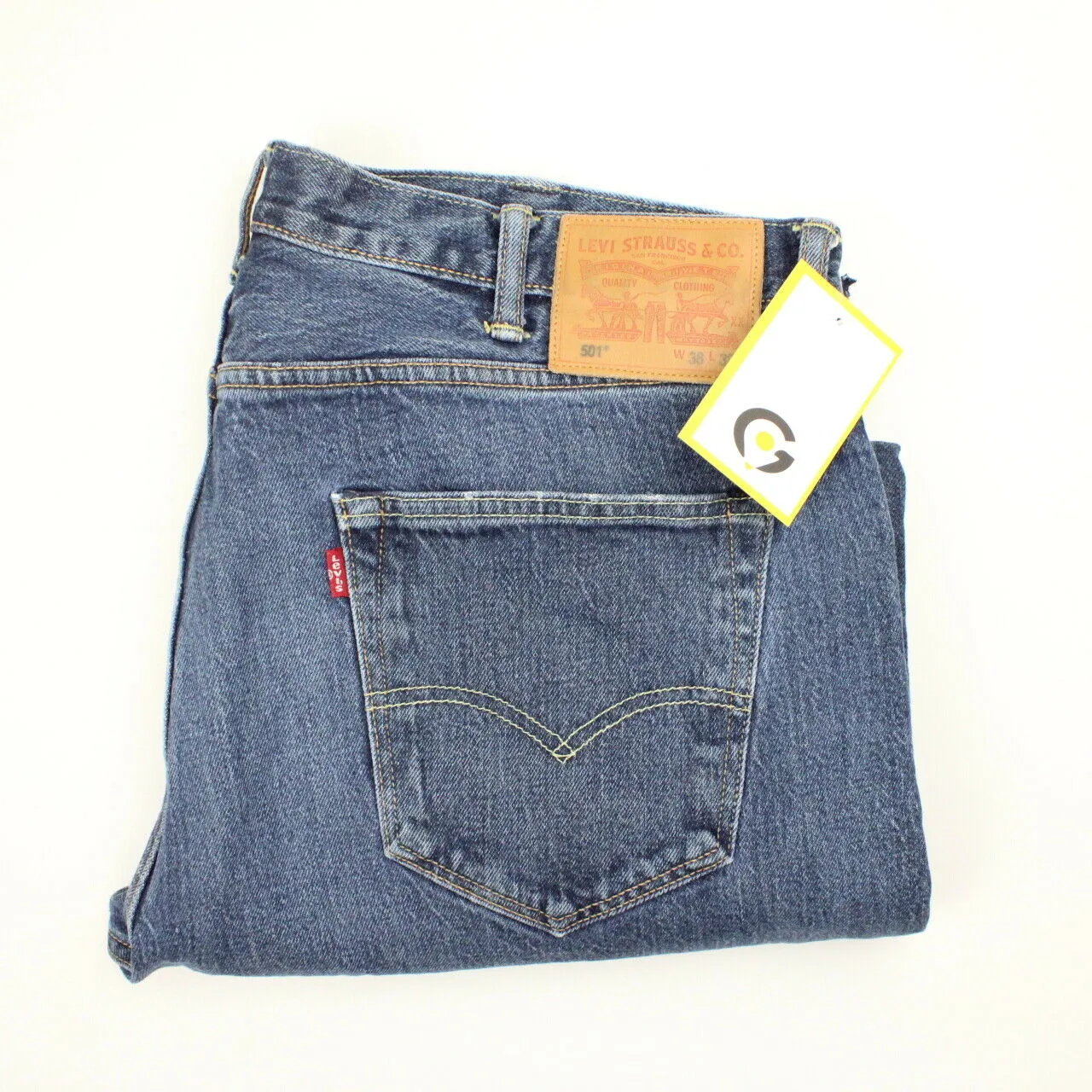 Womens LEVIS 501 Jeans Mid Blue | W40 L28