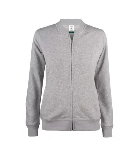 Womens/ladies premium jacket grey melange Clique