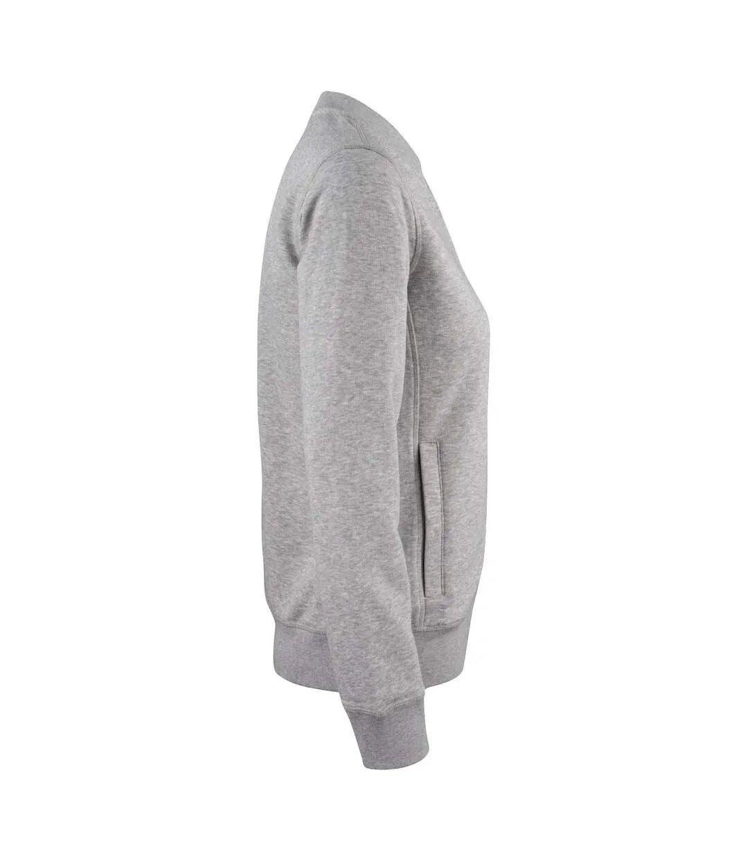 Womens/ladies premium jacket grey melange Clique