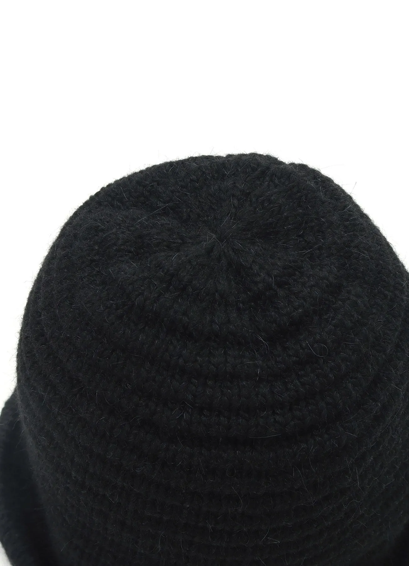 WOOL KNITTED BUCKET HAT