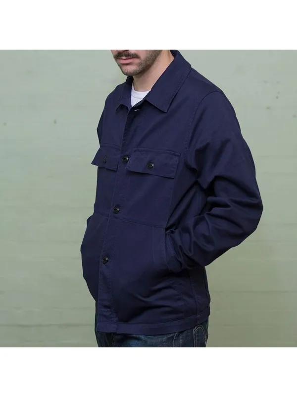 Yarmouth Oilskins Drivers Jacket : Navy