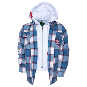 Youth Neighbourhood Hooded Flannel Jacket